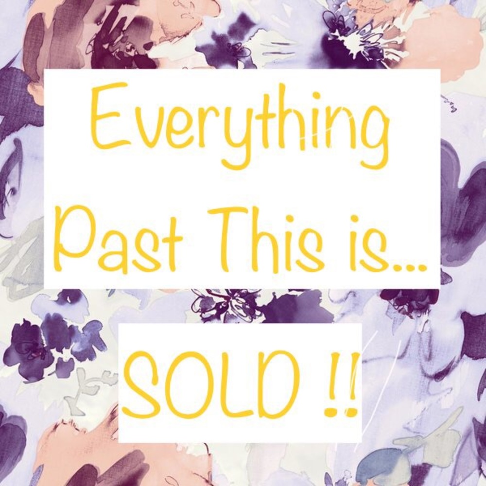 Sold Sold Sold